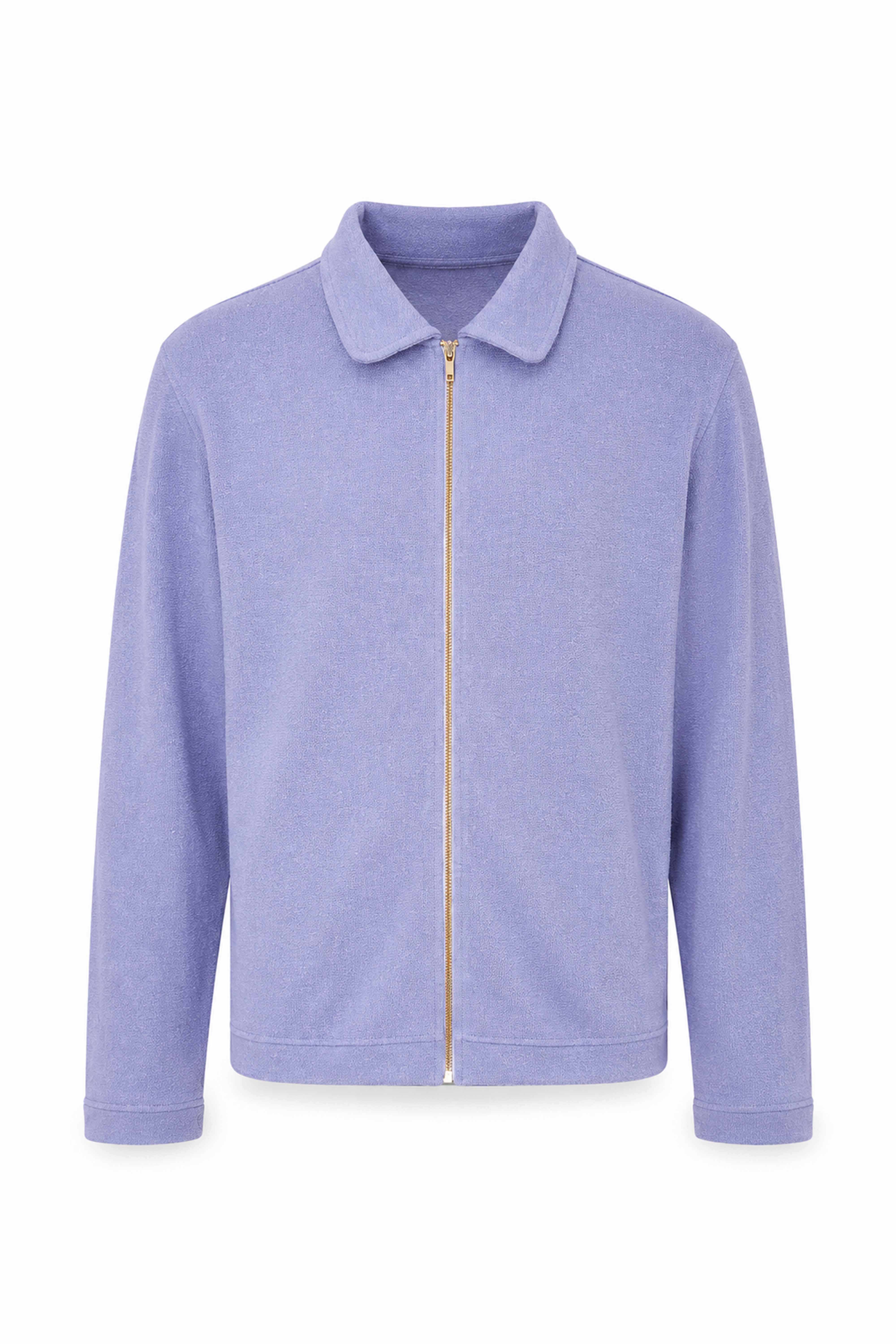 REWANA ZIP-UP TOP S GOLIEROM, NA ZIPS, 100% PRÍRODNÝ CERTIFIKOVANÝ ÚPLET