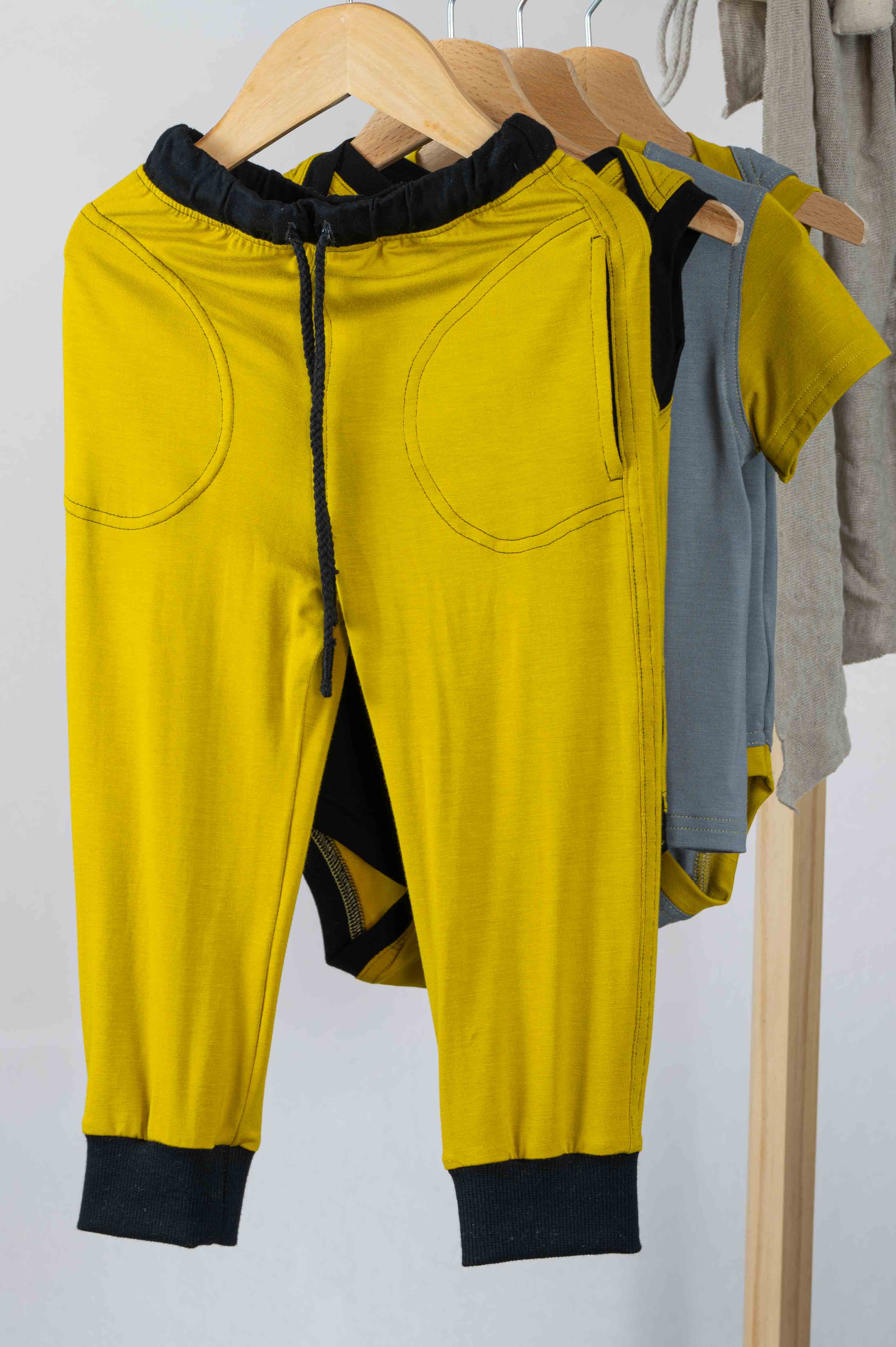 REWANA DETSKÉ TEPLÁKY S PATENTOM, BAMBUSOVÝ ÚPLET, VIACFAREBNÉ