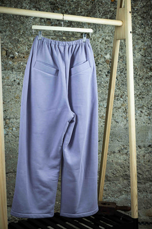 REWANA fialové unisex oversize tepláky – fotografia 2