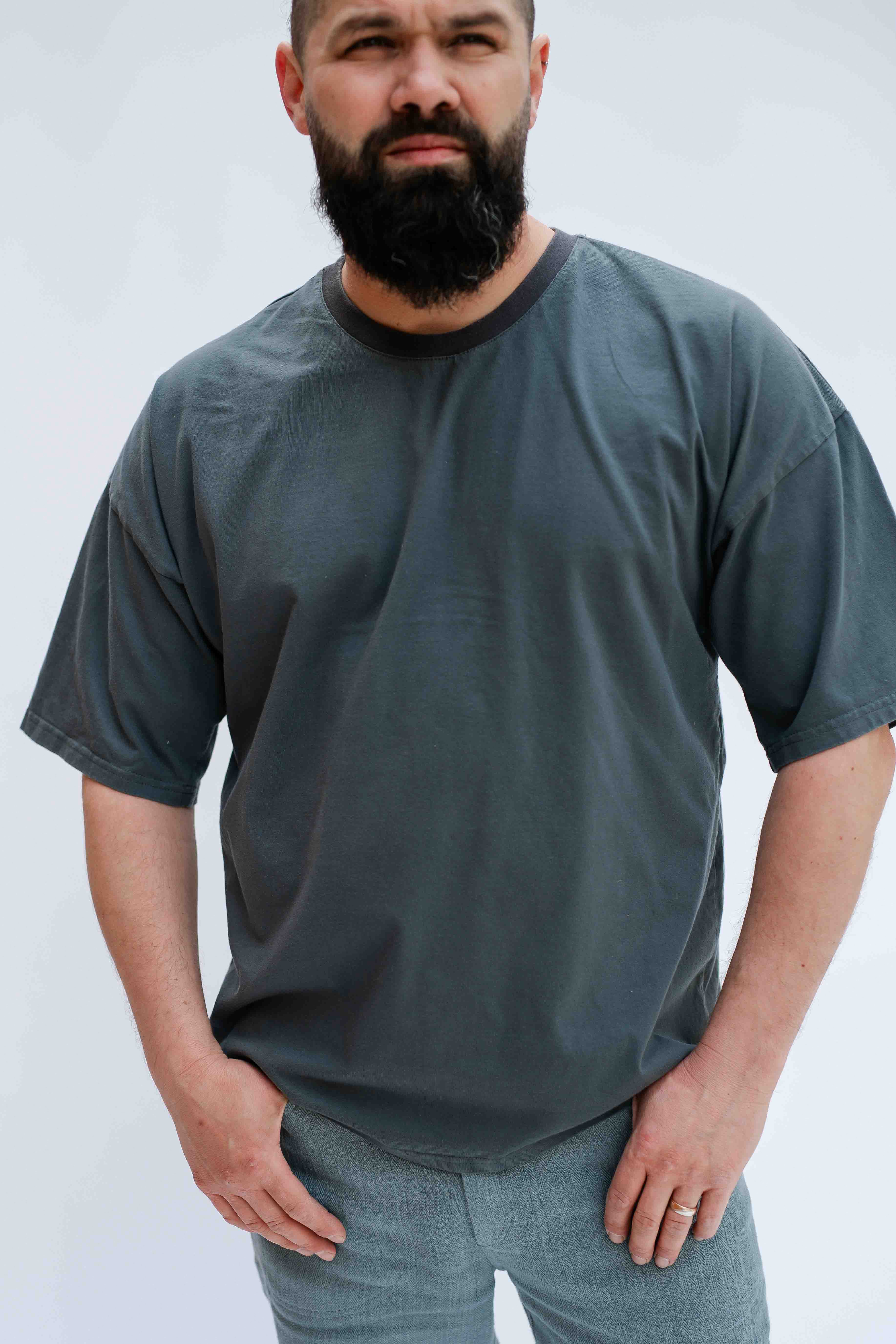 REWANA PÁNSKE OVERSIZE TRIČKO SIVÉ