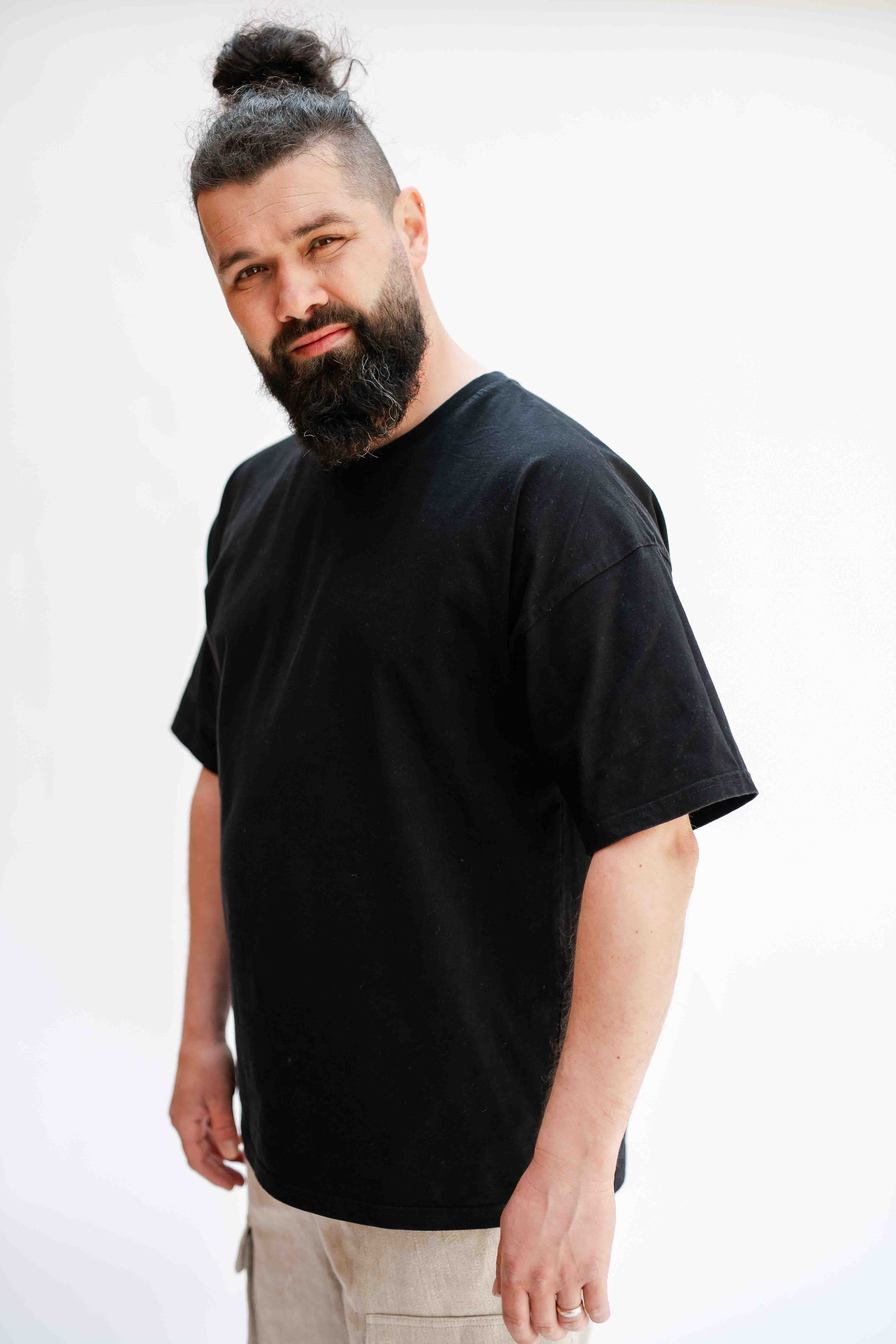 REWANA PÁNSKE OVERSIZE TRIČKO ČIERNE