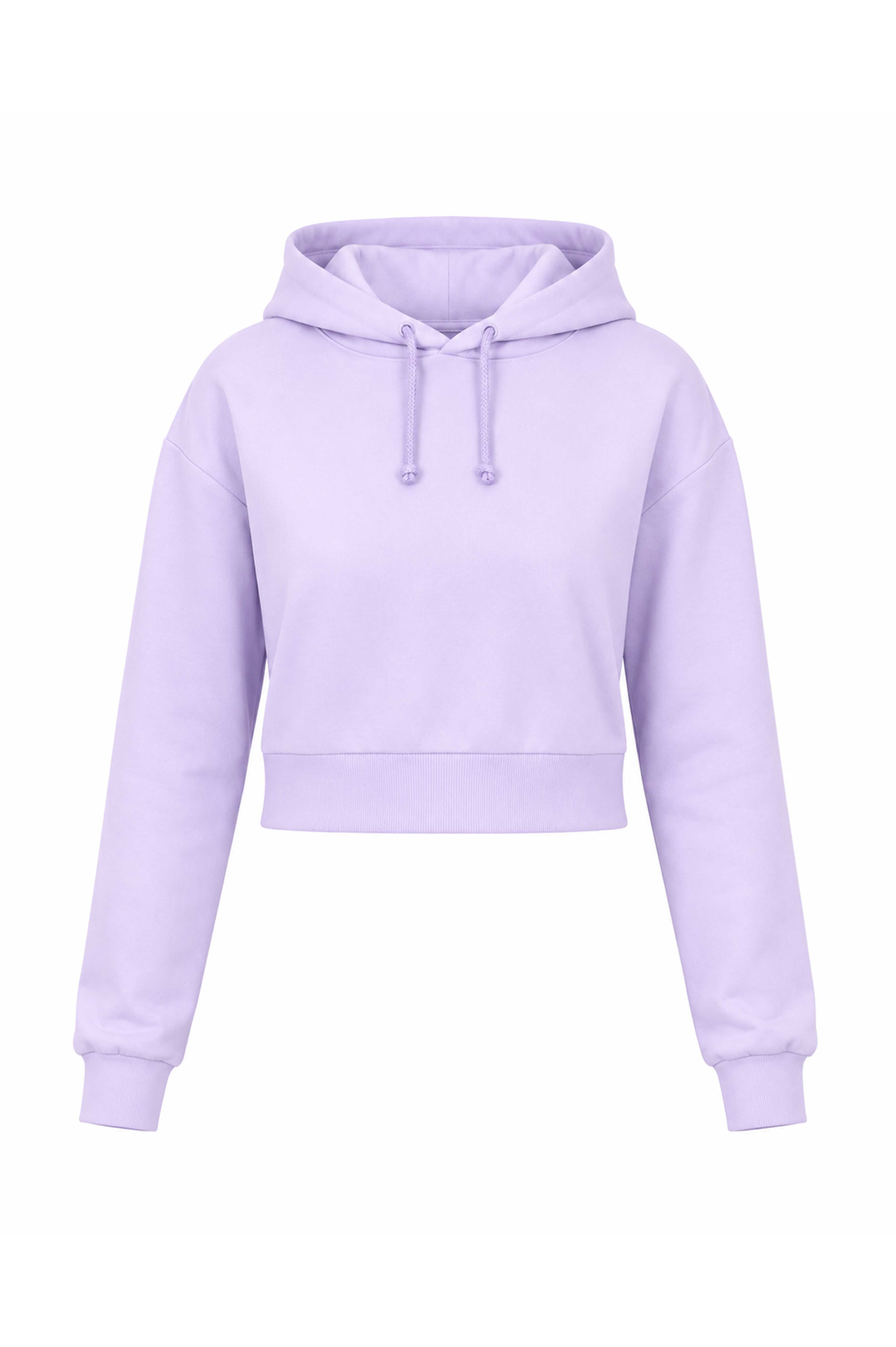REWANA WOMEN'S HOODIE SHORT CUT IN LILAC COLOR