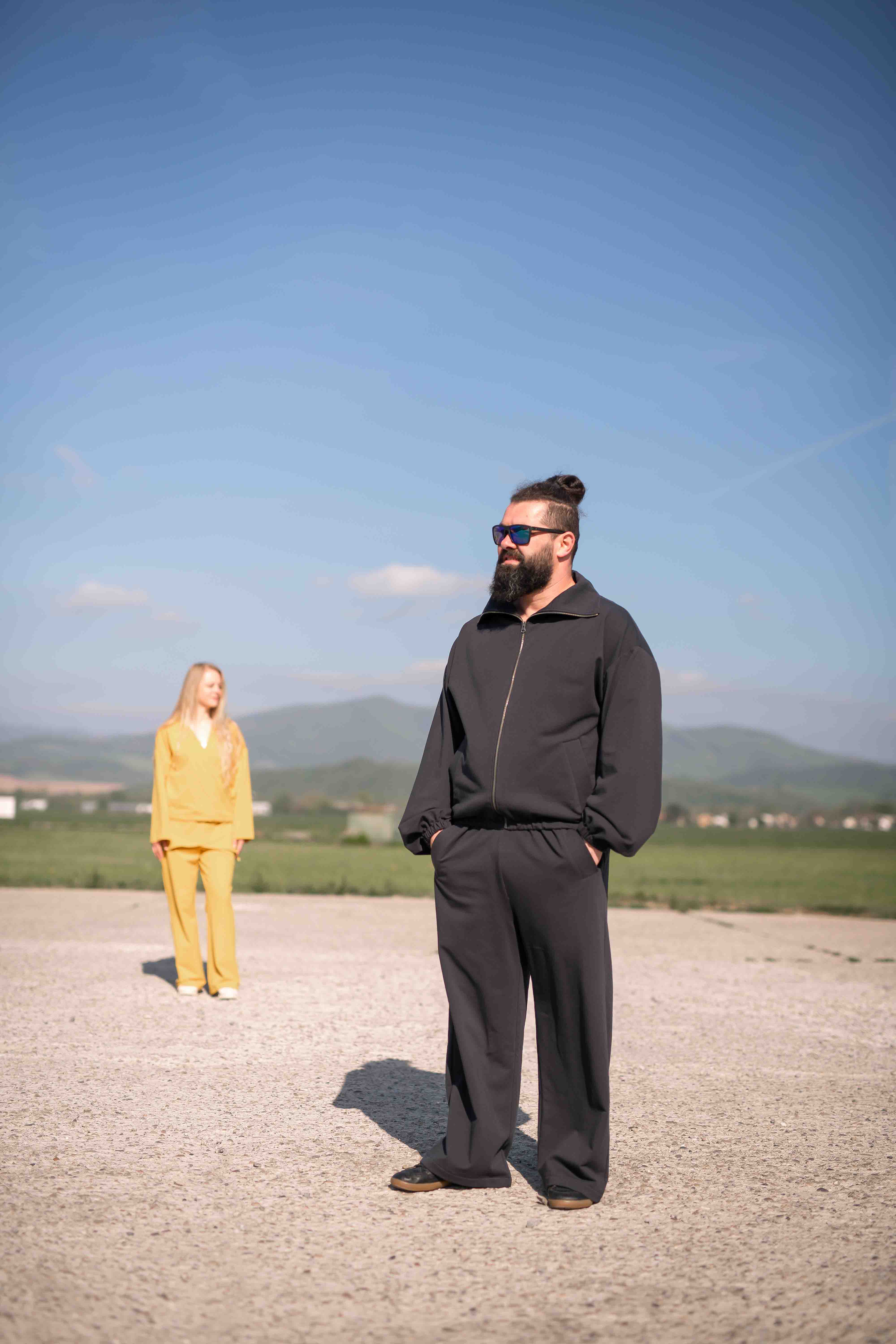 REWANA PRÉMIOVÉ UNISEX TEPLÁKY, OVERSIZE STRIH, ANTRACITOVÉ