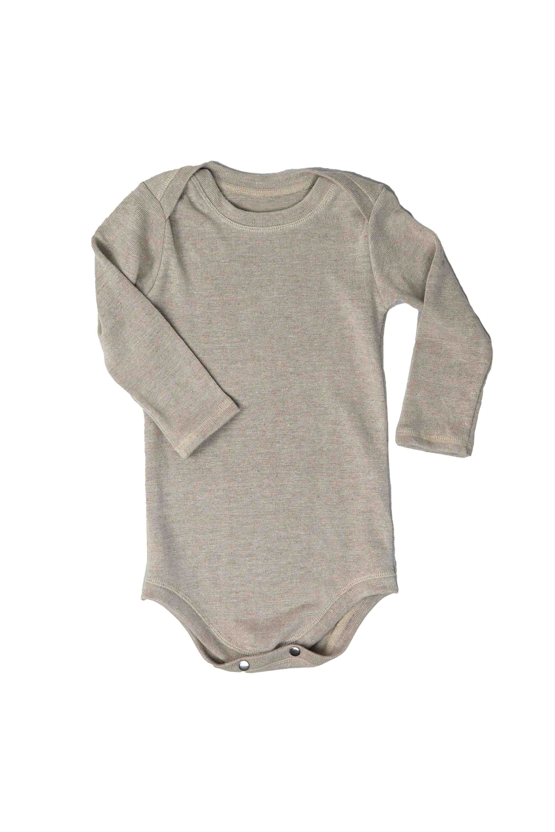 DETSKÉ BODY S DLHÝM RUKÁVOM NATURAL