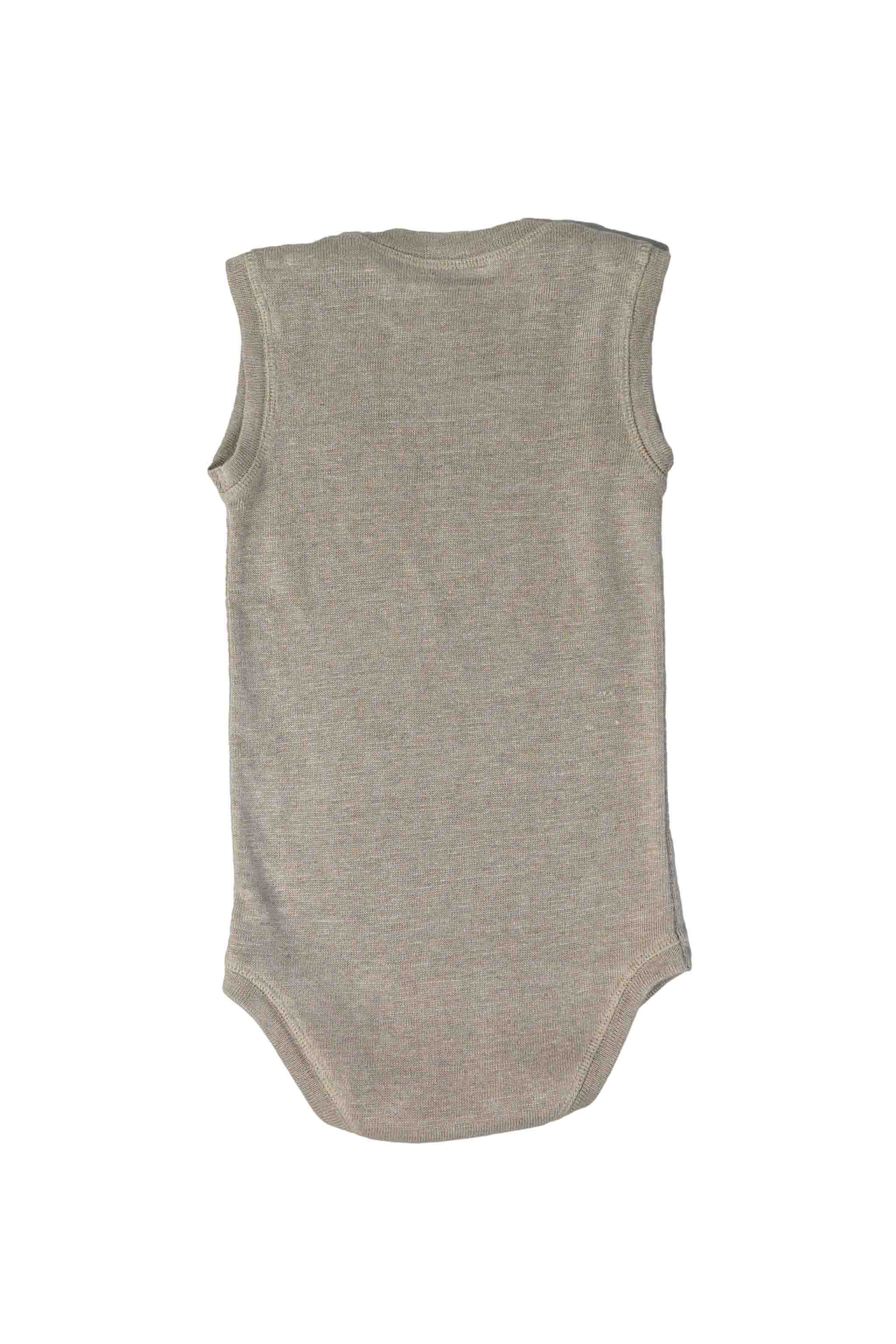 DETSKÉ BODY BEZ RUKÁVOV NATURAL