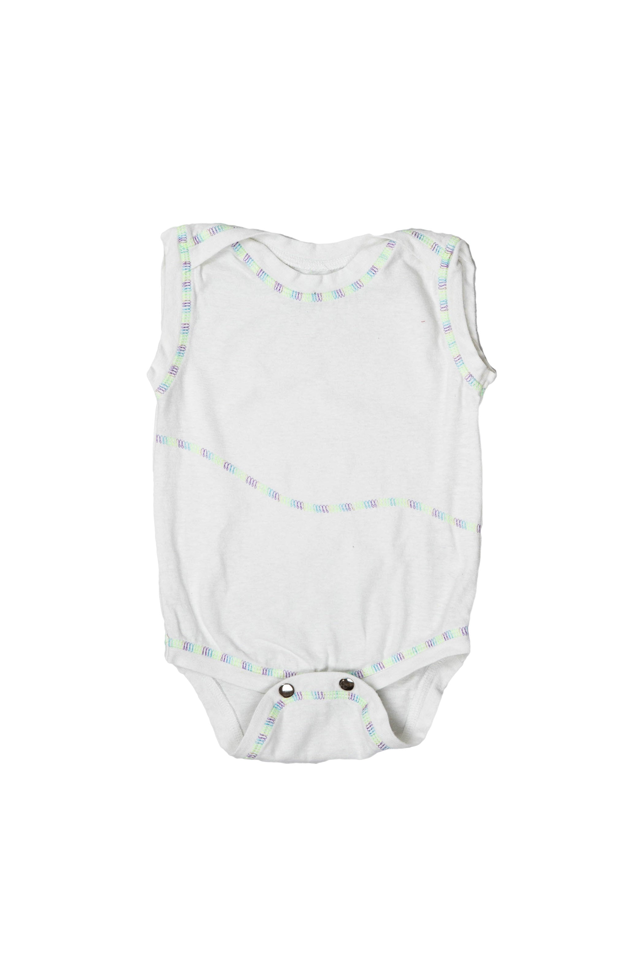 DETSKÉ BODY BEZ RUKÁVOV WHITE