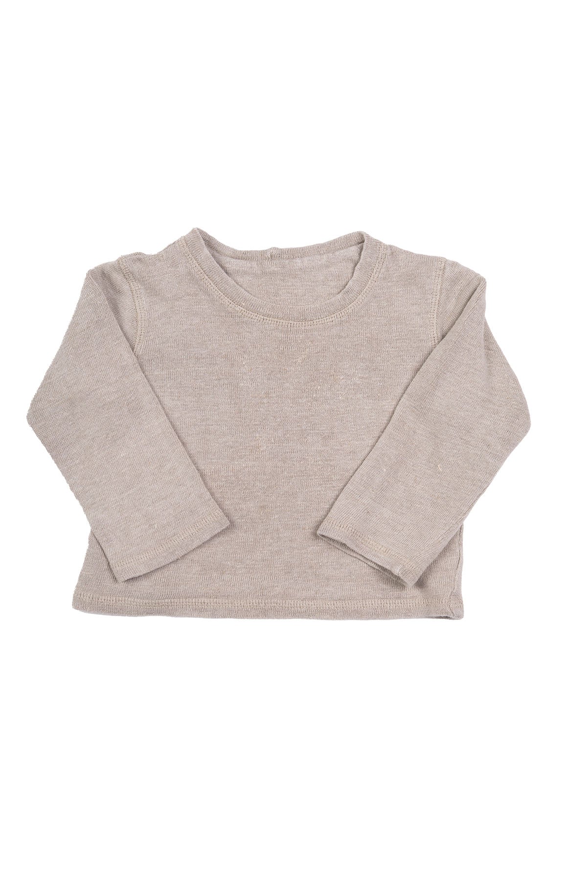 DETSKÉ TRIČKO S DLHÝM RUKÁVOM NATURAL